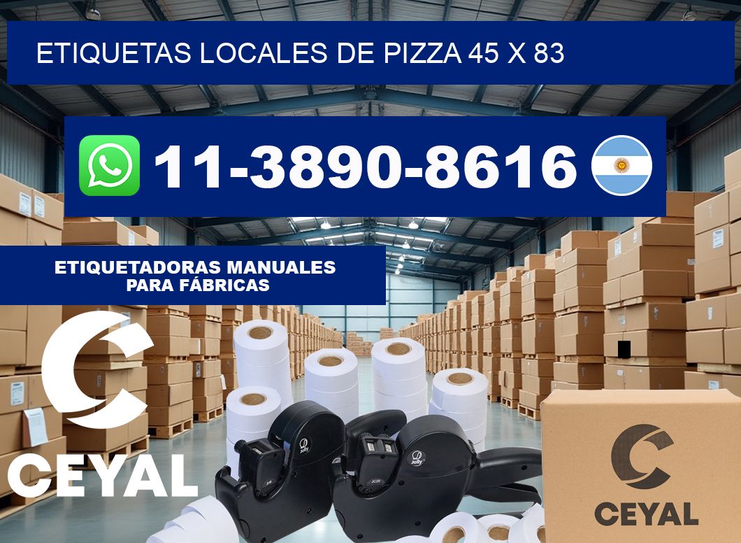 etiquetas locales de pizza 45 x 83