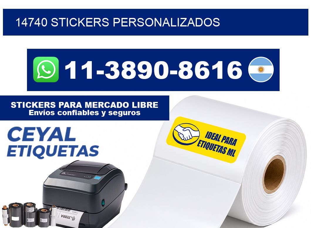 14740 stickers personalizados