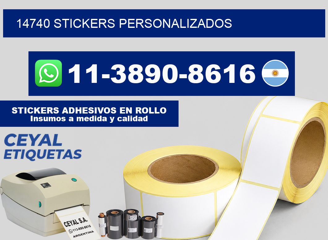 14740 stickers personalizados