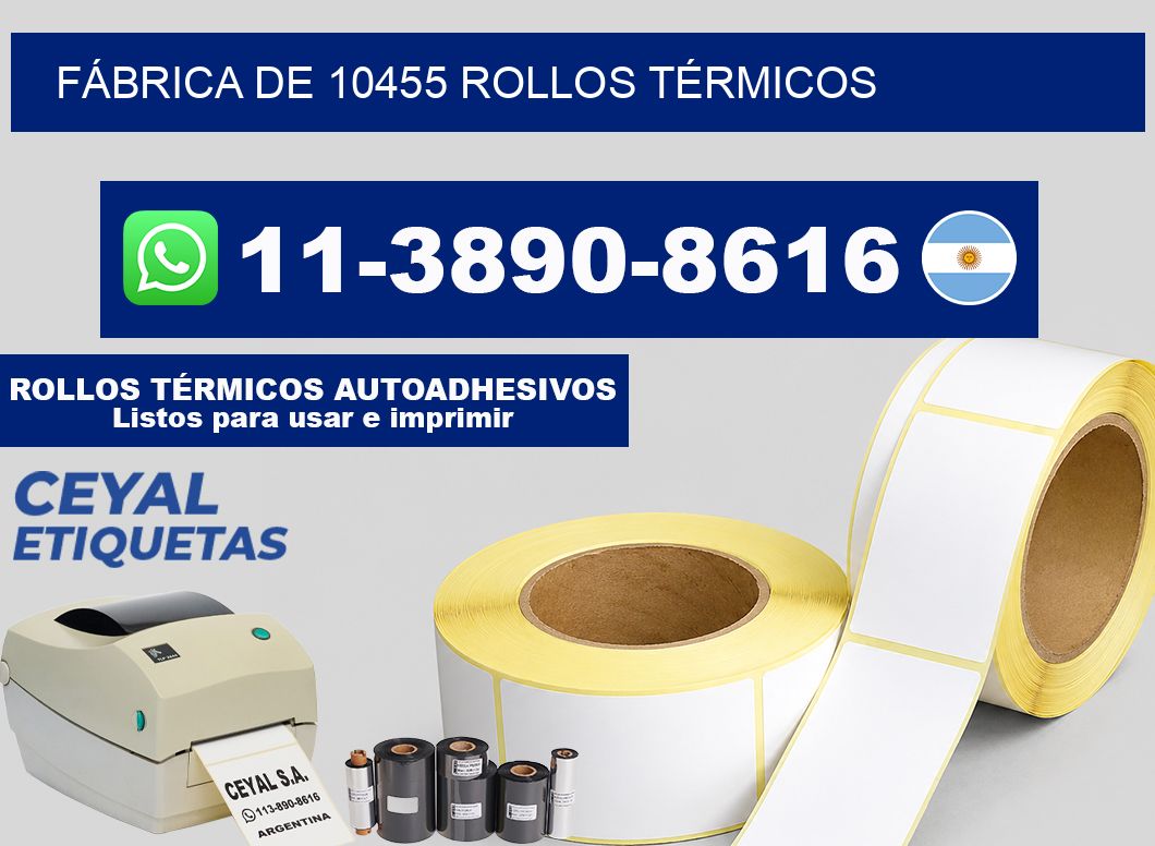 FÁBRICA DE 10455 ROLLOS TÉRMICOS