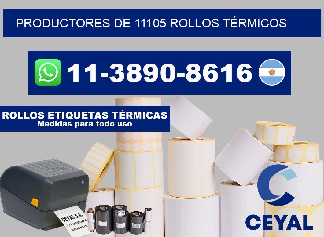 PRODUCTORES DE 11105 ROLLOS TÉRMICOS