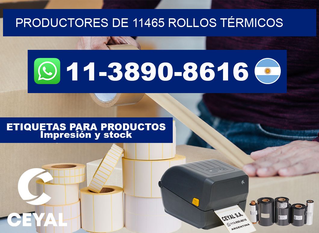 PRODUCTORES DE 11465 ROLLOS TÉRMICOS