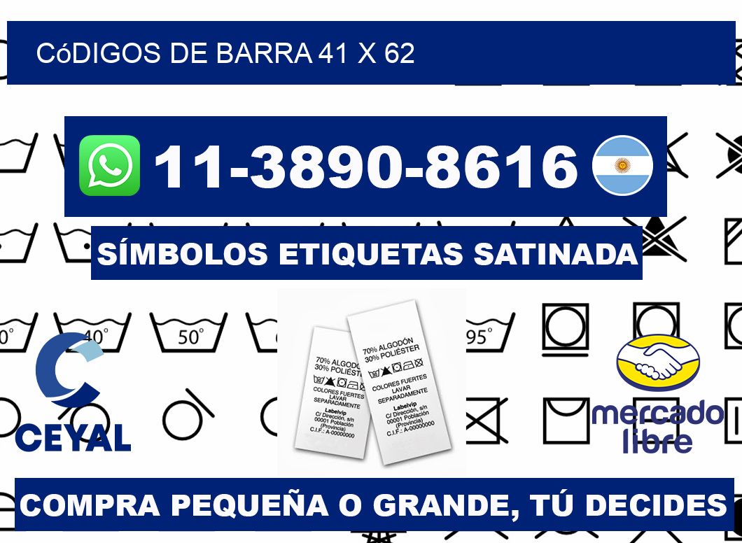 códigos de barra 41 x 62