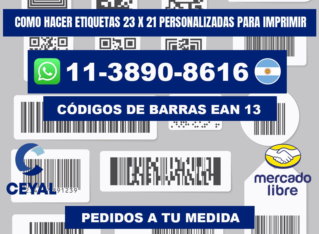 como hacer etiquetas 23 x 21 personalizadas para imprimir