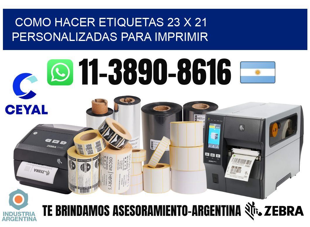 como hacer etiquetas 23 x 21 personalizadas para imprimir