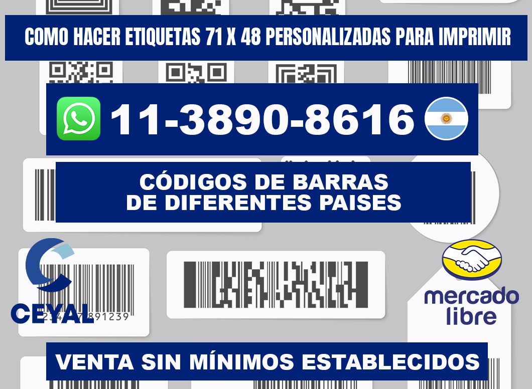 como hacer etiquetas 71 x 48 personalizadas para imprimir