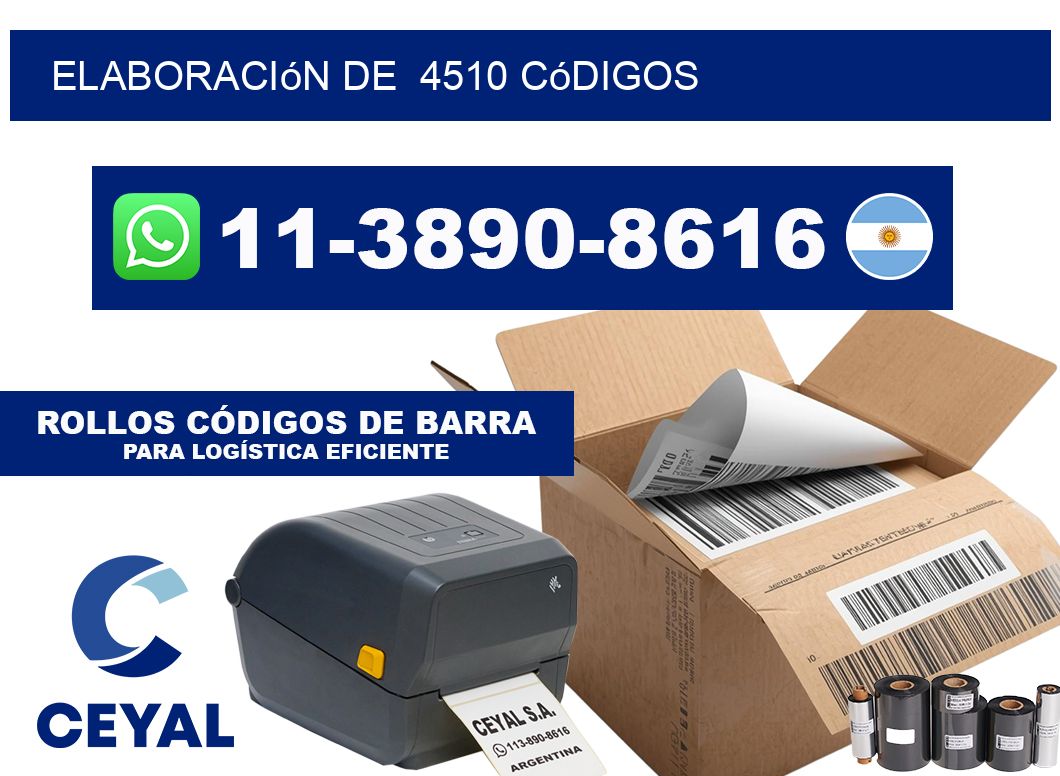 elaboración de  4510 códigos