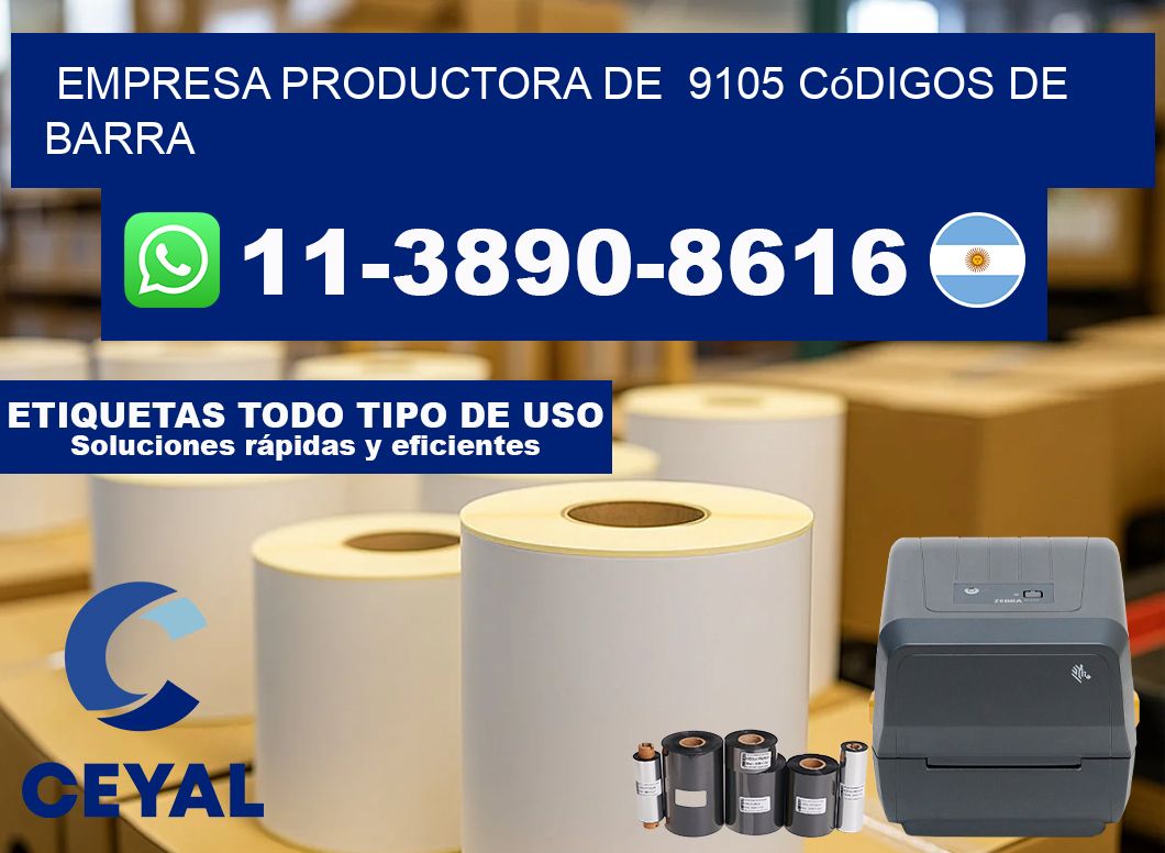 empresa productora de 9105 códigos de barra