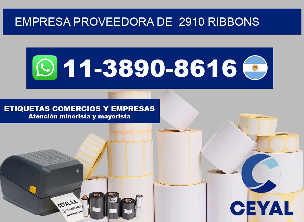 empresa proveedora de  2910 ribbons