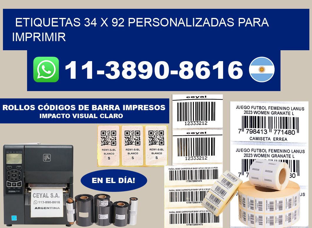 etiquetas 34 x 92 personalizadas para imprimir