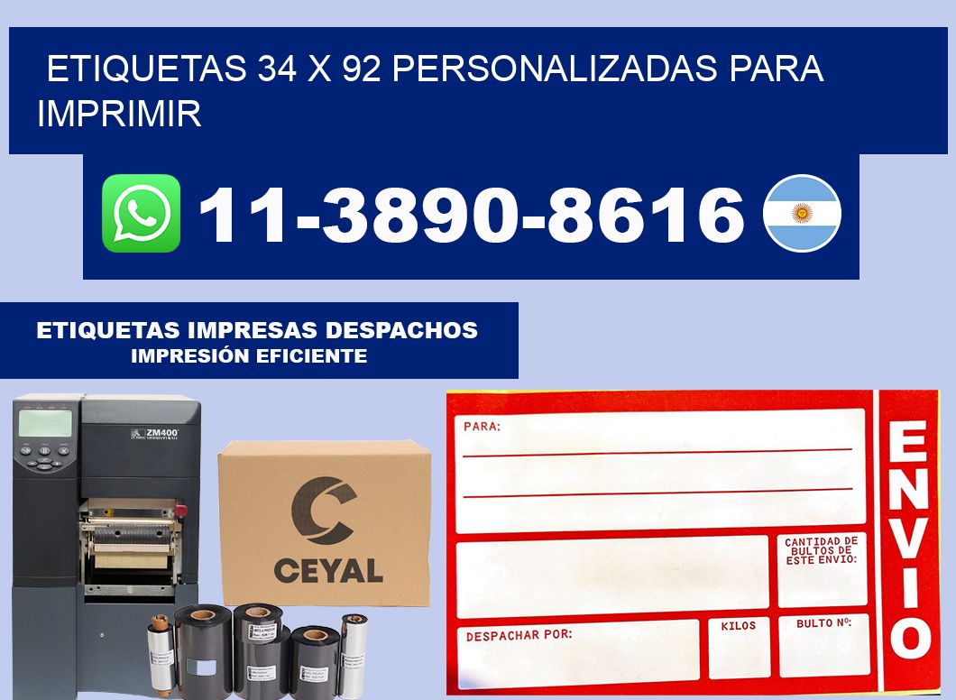 etiquetas 34 x 92 personalizadas para imprimir