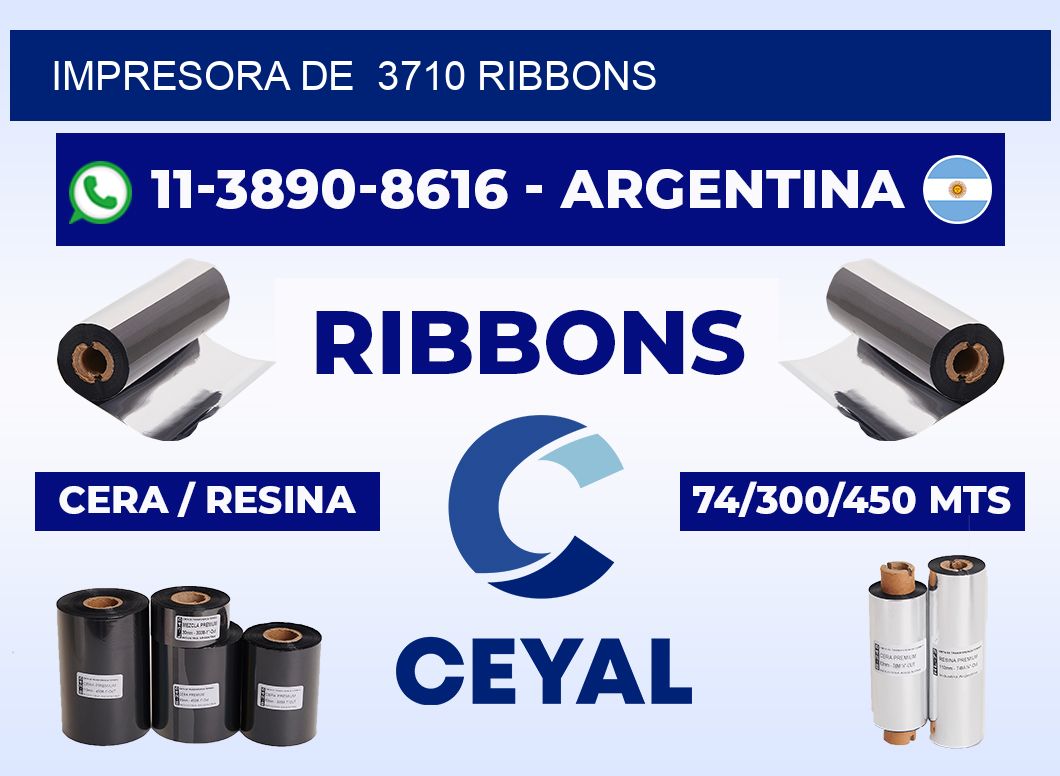 impresora de 3710 ribbons