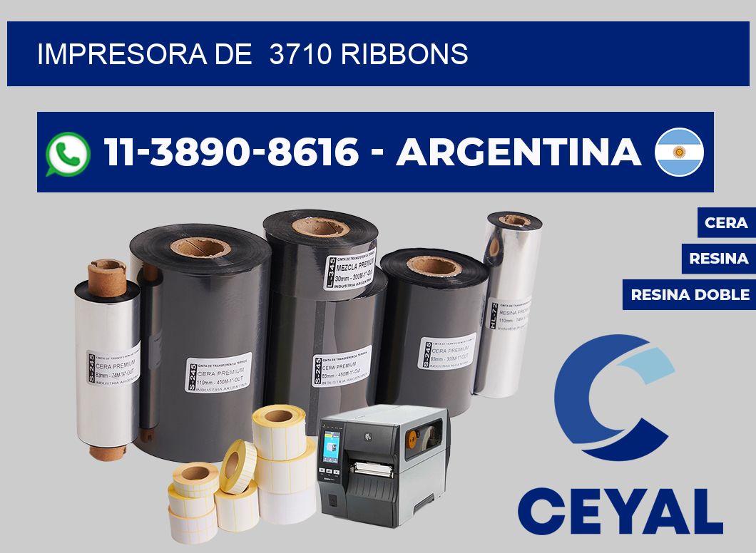 impresora de 3710 ribbons