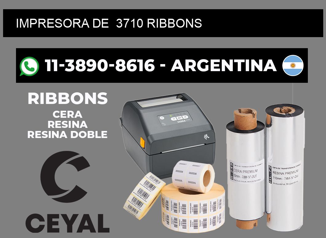 impresora de 3710 ribbons