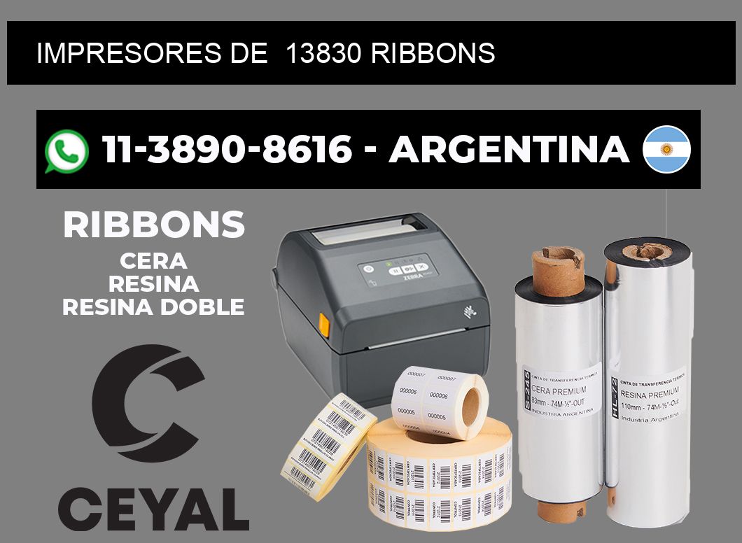 impresores de 13830 ribbons