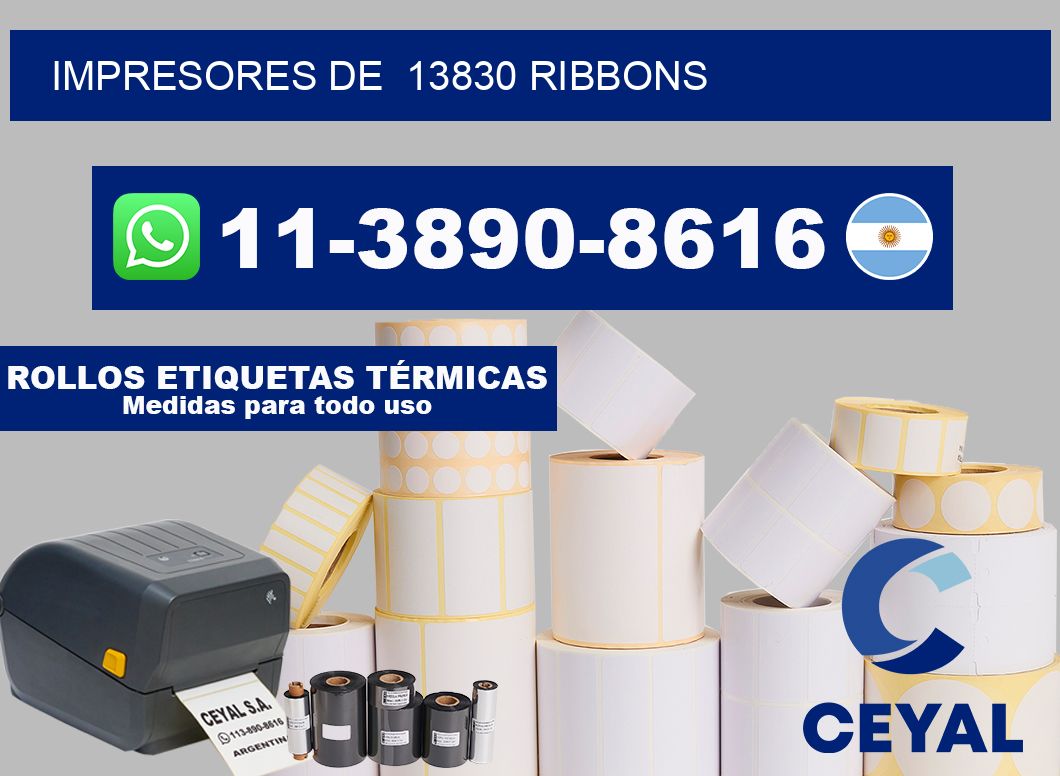 impresores de  13830 ribbons