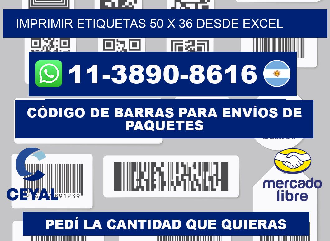 imprimir etiquetas 50 x 36 desde excel