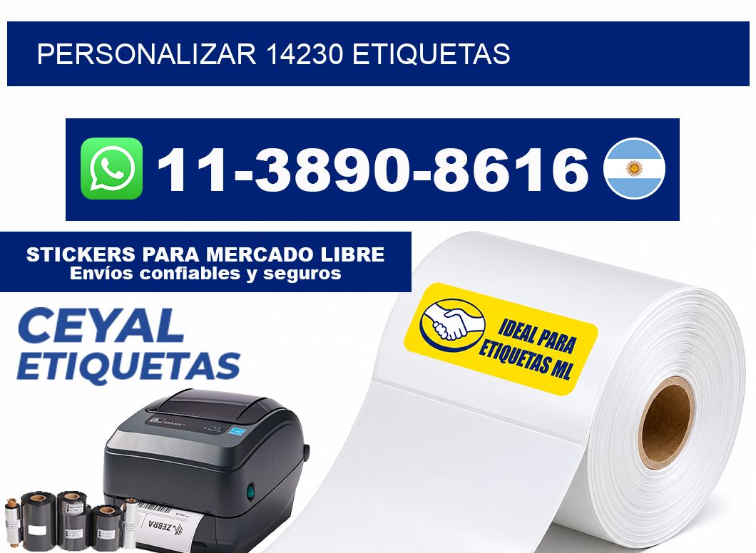 personalizar 14230 etiquetas