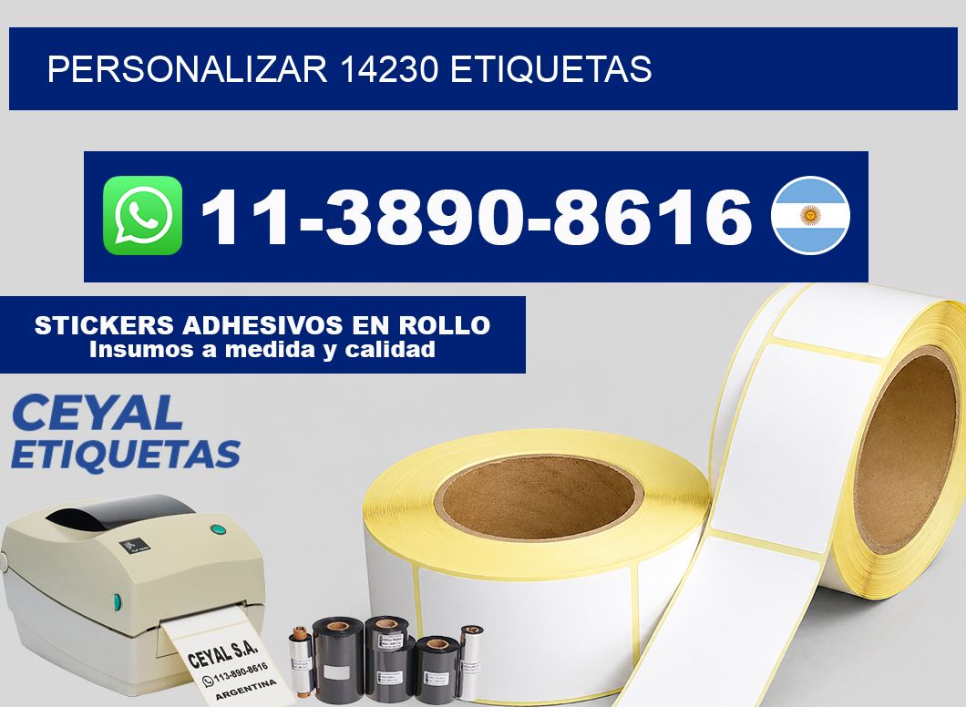 personalizar 14230 etiquetas