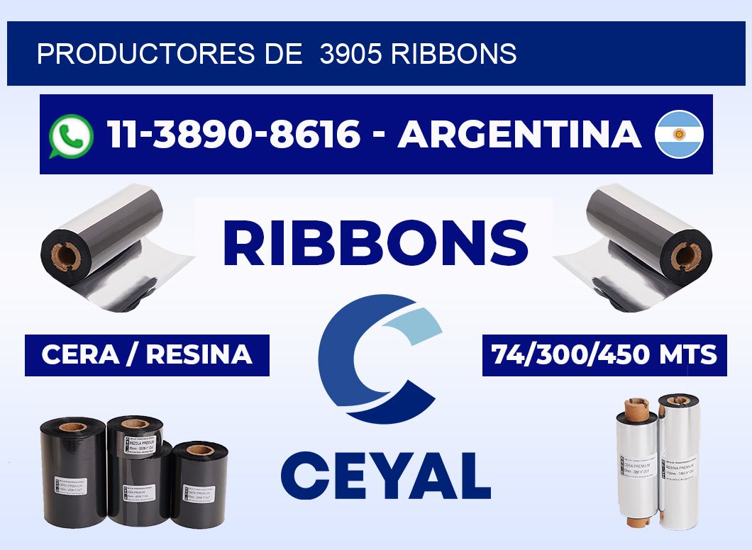 productores de 3905 ribbons