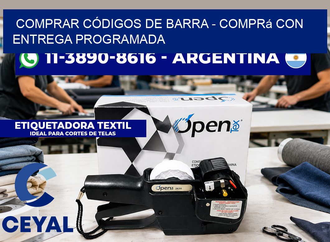 COMPRAR CÓDIGOS DE BARRA - Comprá con entrega programada