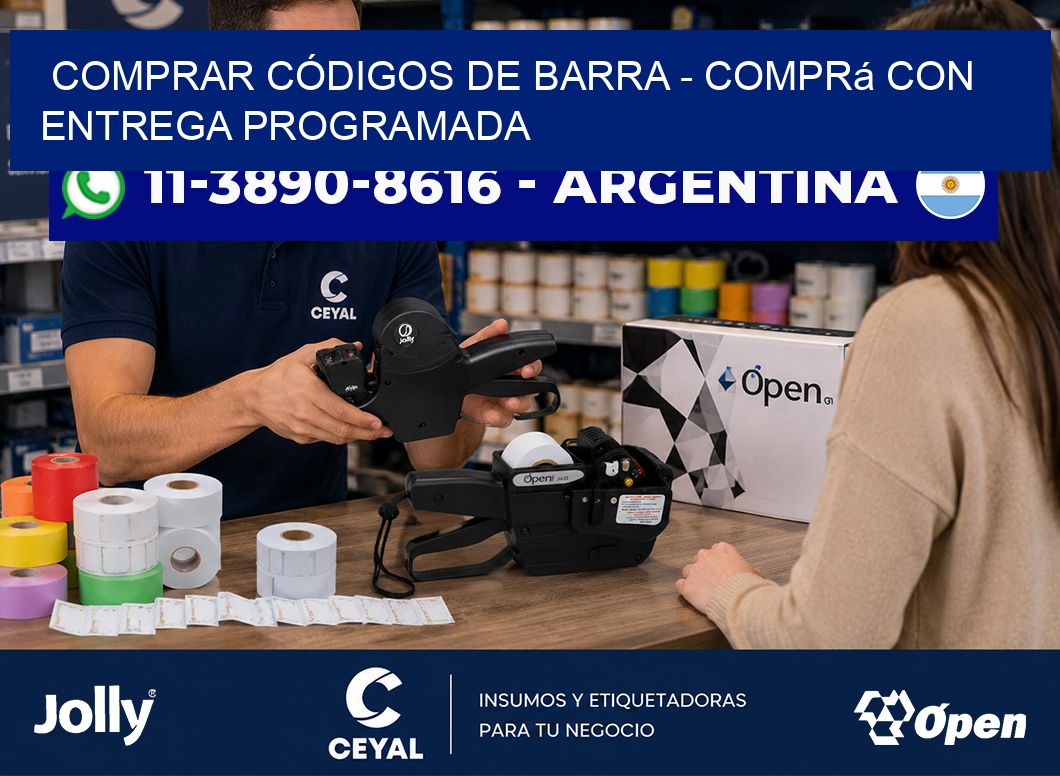 COMPRAR CÓDIGOS DE BARRA - Comprá con entrega programada