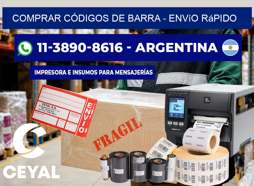 COMPRAR CÓDIGOS DE BARRA – Envío rápido