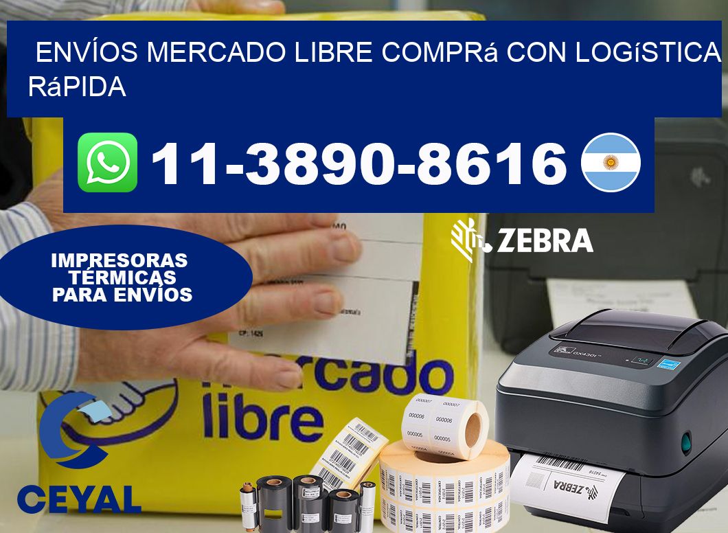 ENVÍOS MERCADO LIBRE Comprá con logística rápida