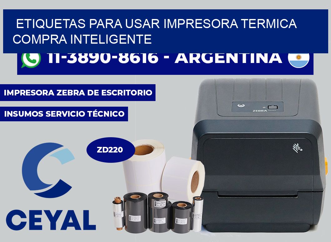 ETIQUETAS PARA USAR IMPRESORA TERMICA Compra inteligente