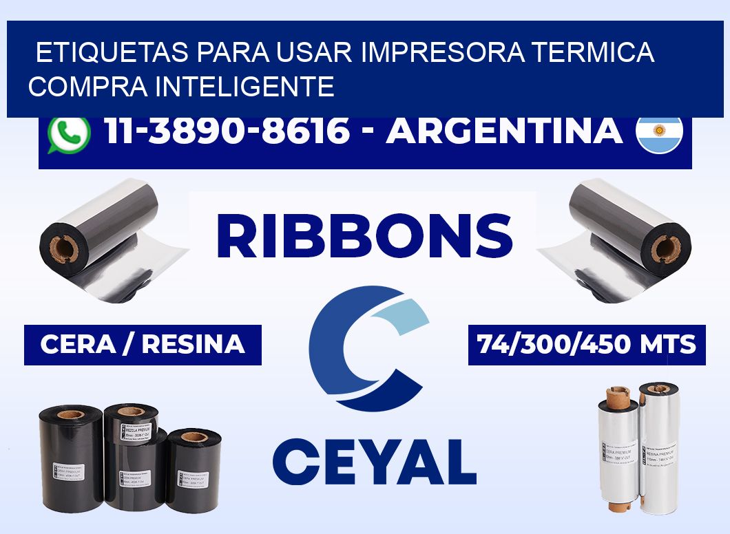 ETIQUETAS PARA USAR IMPRESORA TERMICA Compra inteligente