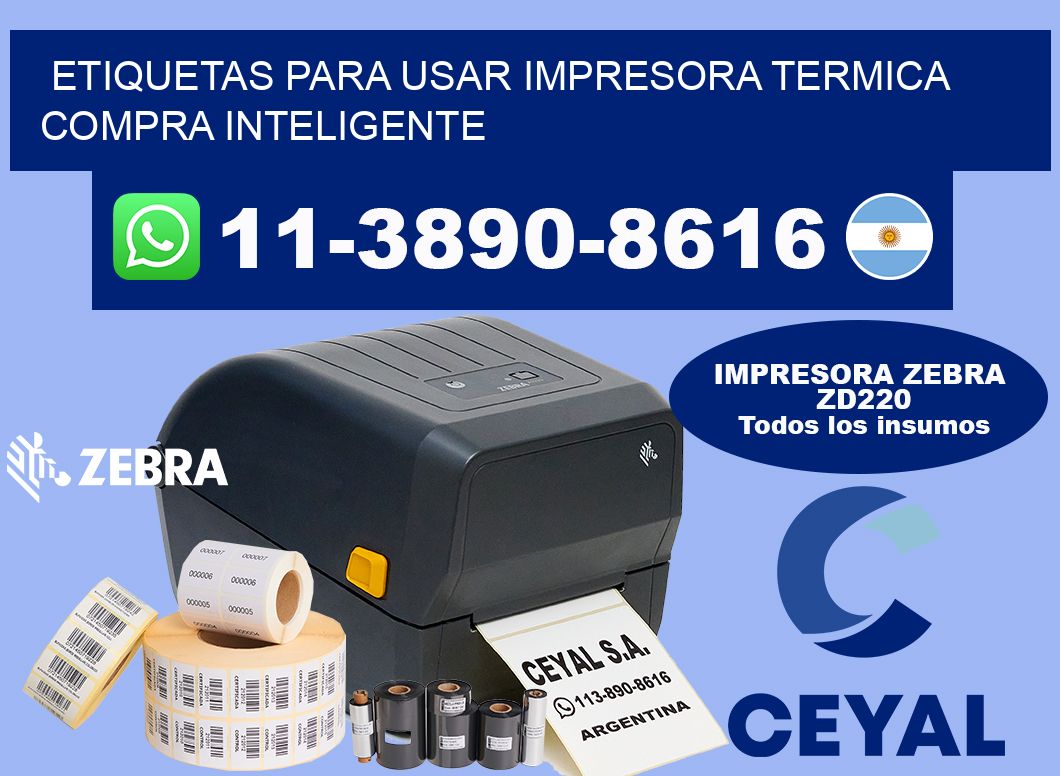 ETIQUETAS PARA USAR IMPRESORA TERMICA Compra inteligente