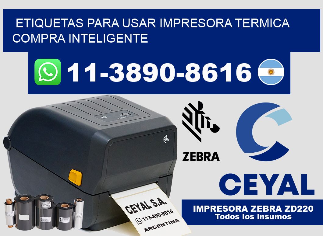 ETIQUETAS PARA USAR IMPRESORA TERMICA Compra inteligente
