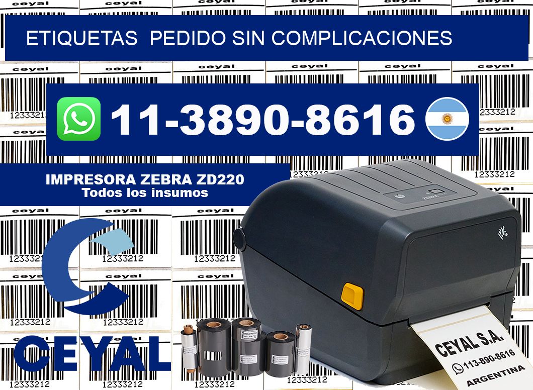 ETIQUETAS  Pedido sin complicaciones