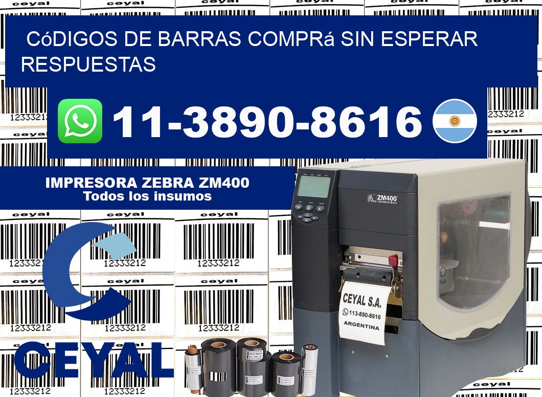 códigos de barras Comprá sin esperar respuestas