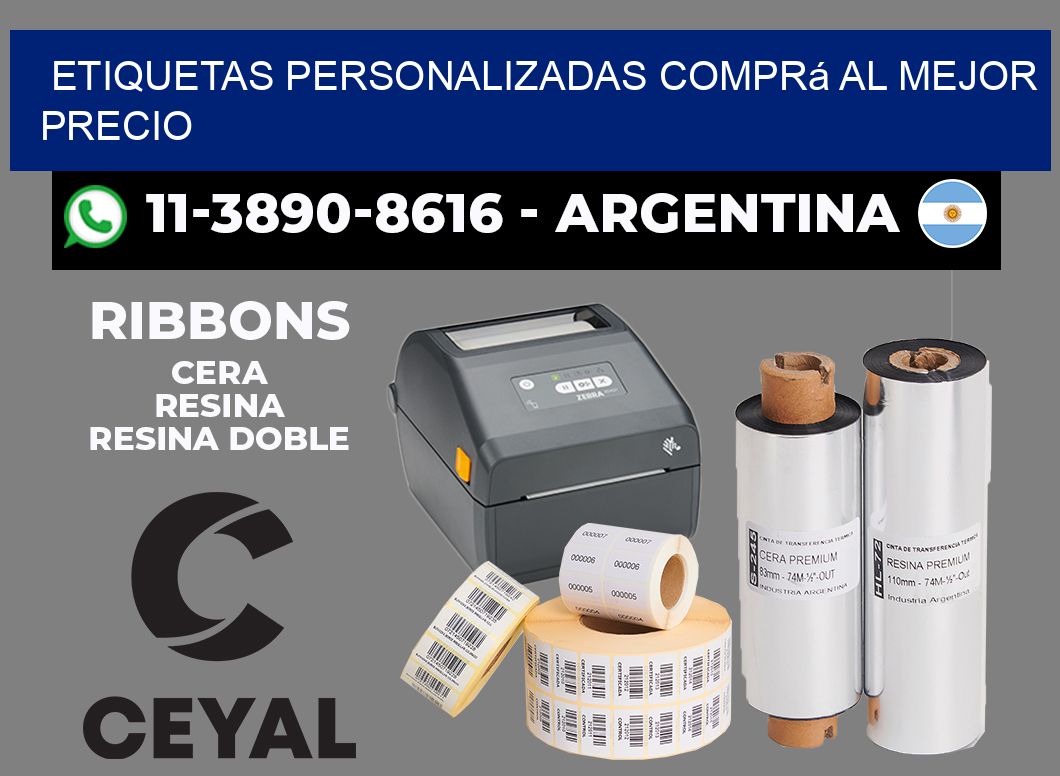 etiquetas personalizadas Comprá al mejor precio