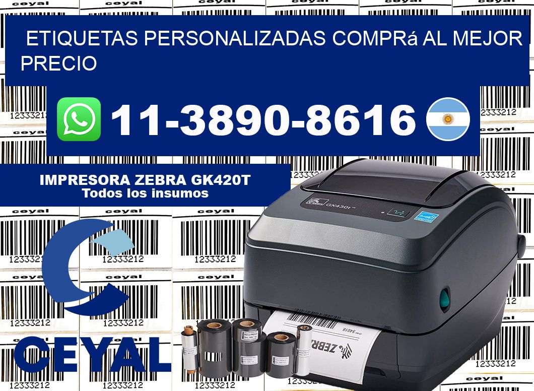 etiquetas personalizadas Comprá al mejor precio