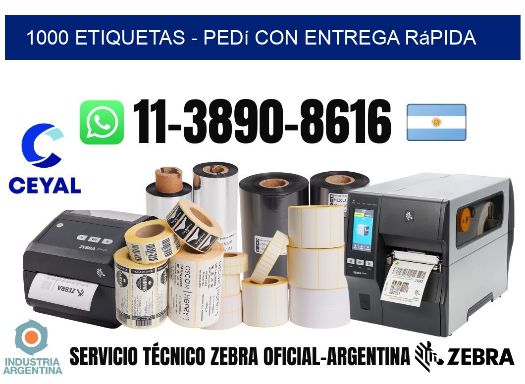 1000 ETIQUETAS – Pedí con entrega rápida