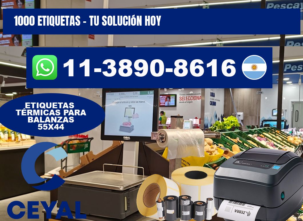 1000 ETIQUETAS - Tu solución hoy