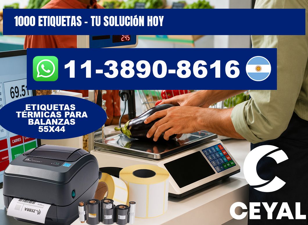 1000 ETIQUETAS - Tu solución hoy
