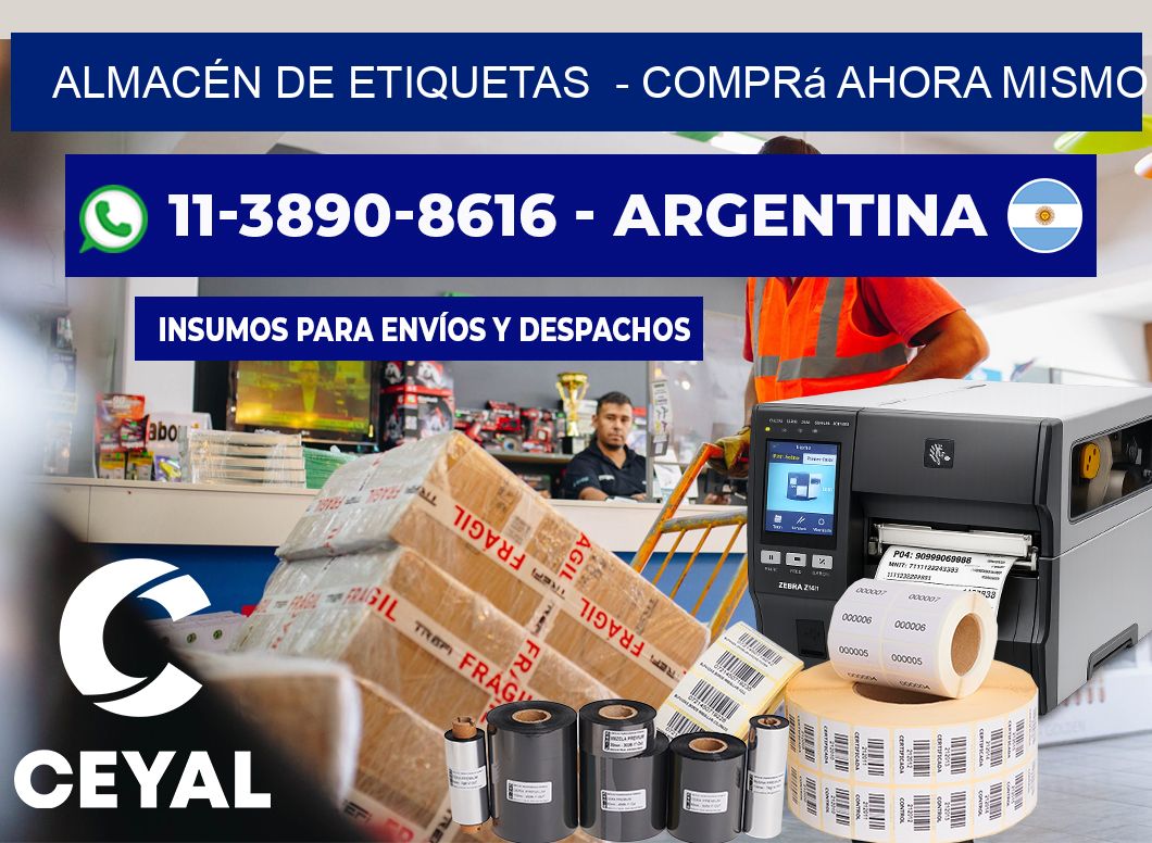 ALMACÉN DE ETIQUETAS  - Comprá ahora mismo