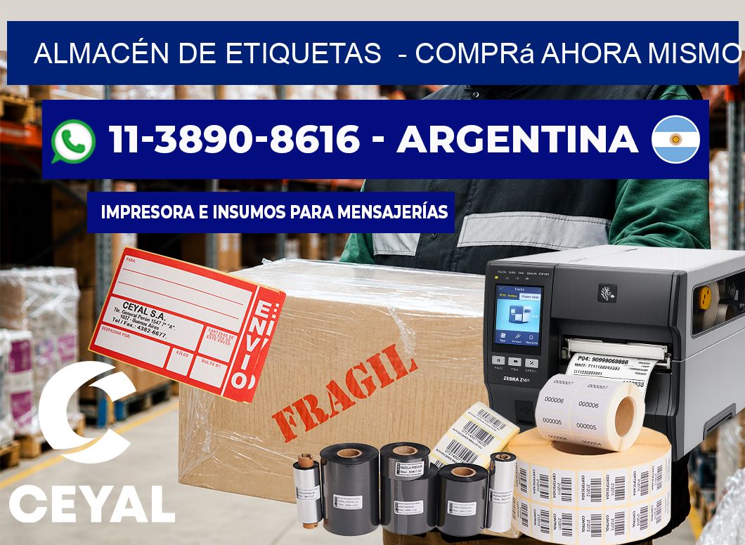 ALMACÉN DE ETIQUETAS  – Comprá ahora mismo