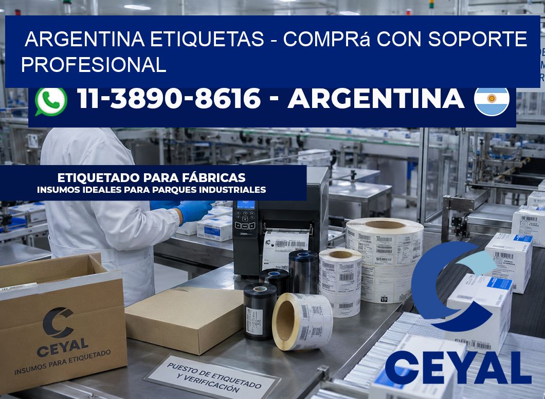 ARGENTINA ETIQUETAS - Comprá con soporte profesional