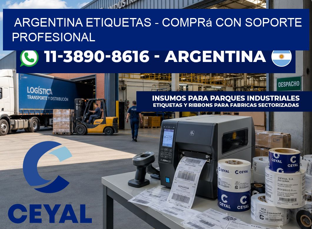 ARGENTINA ETIQUETAS – Comprá con soporte profesional