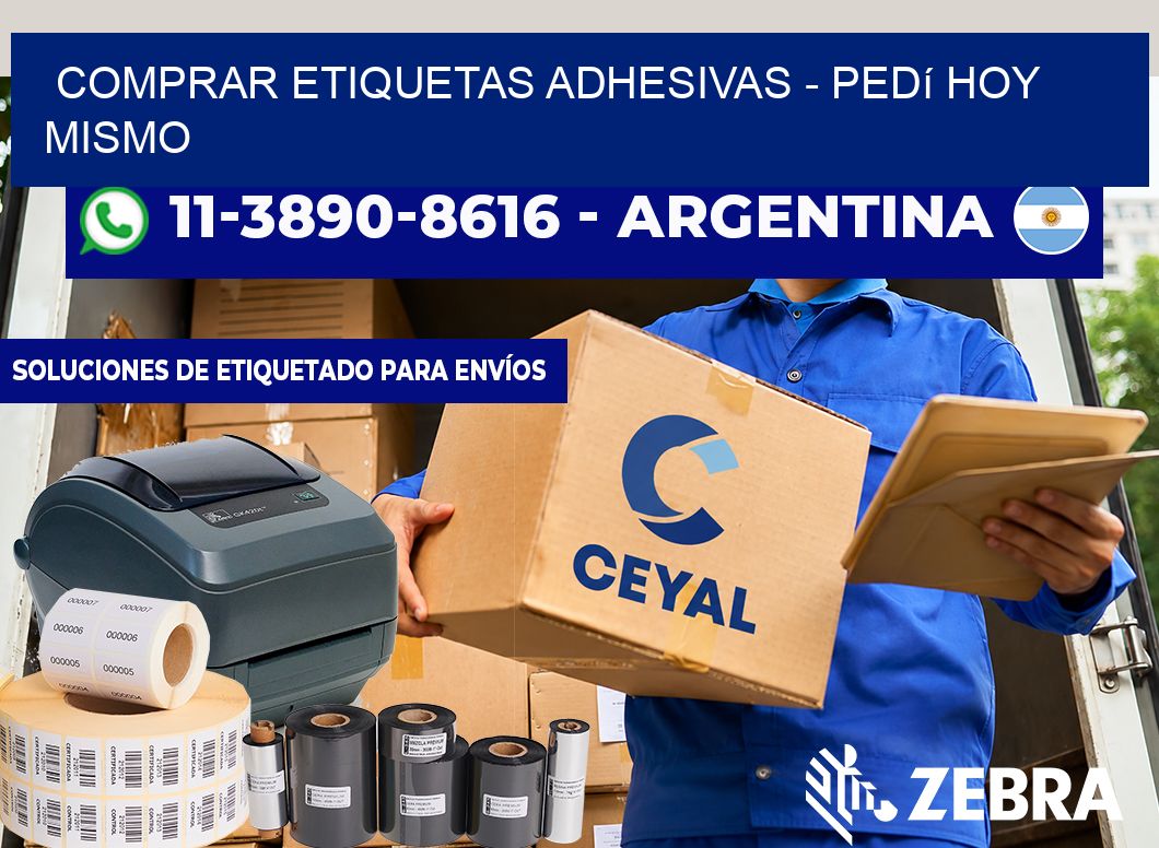 COMPRAR ETIQUETAS ADHESIVAS - Pedí hoy mismo