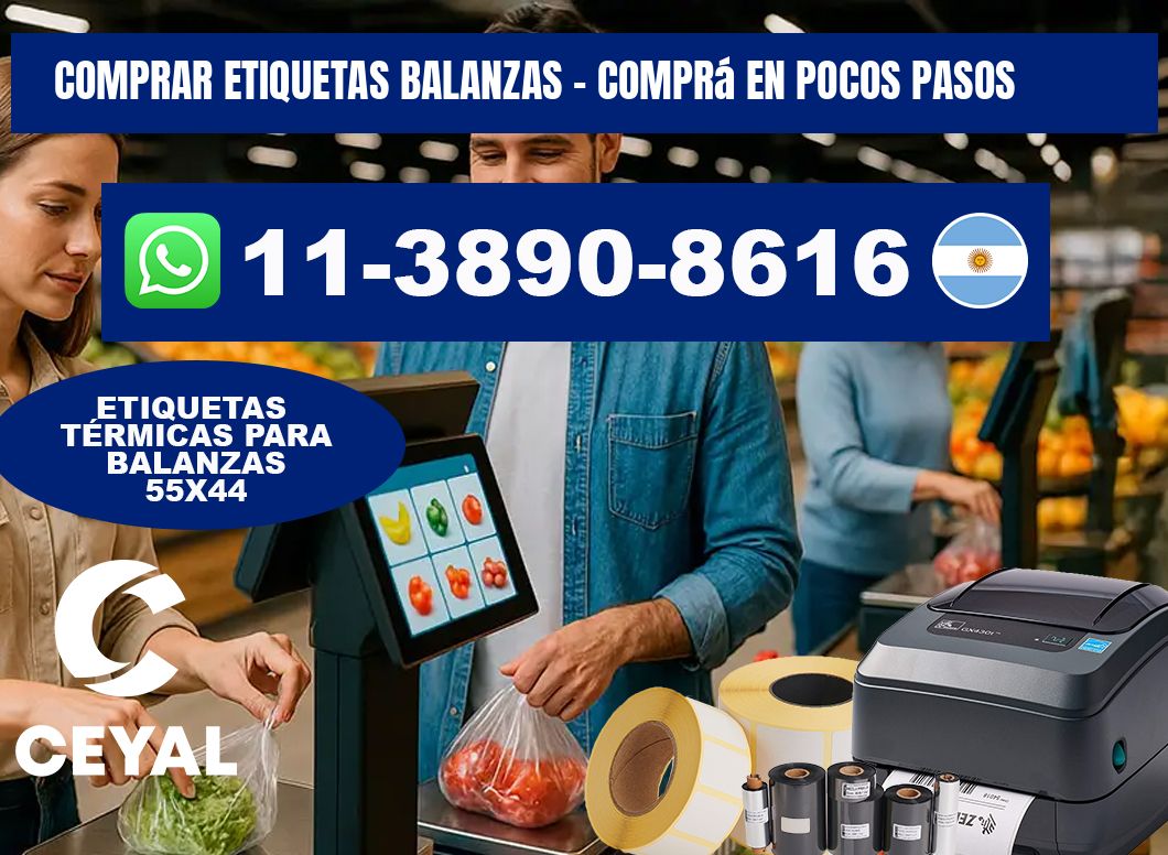 COMPRAR ETIQUETAS BALANZAS - Comprá en pocos pasos