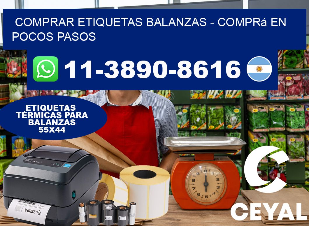 COMPRAR ETIQUETAS BALANZAS - Comprá en pocos pasos