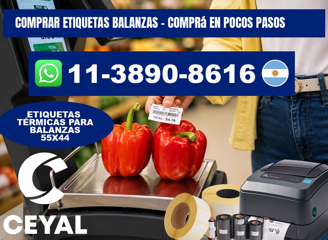 COMPRAR ETIQUETAS BALANZAS - Comprá en pocos pasos