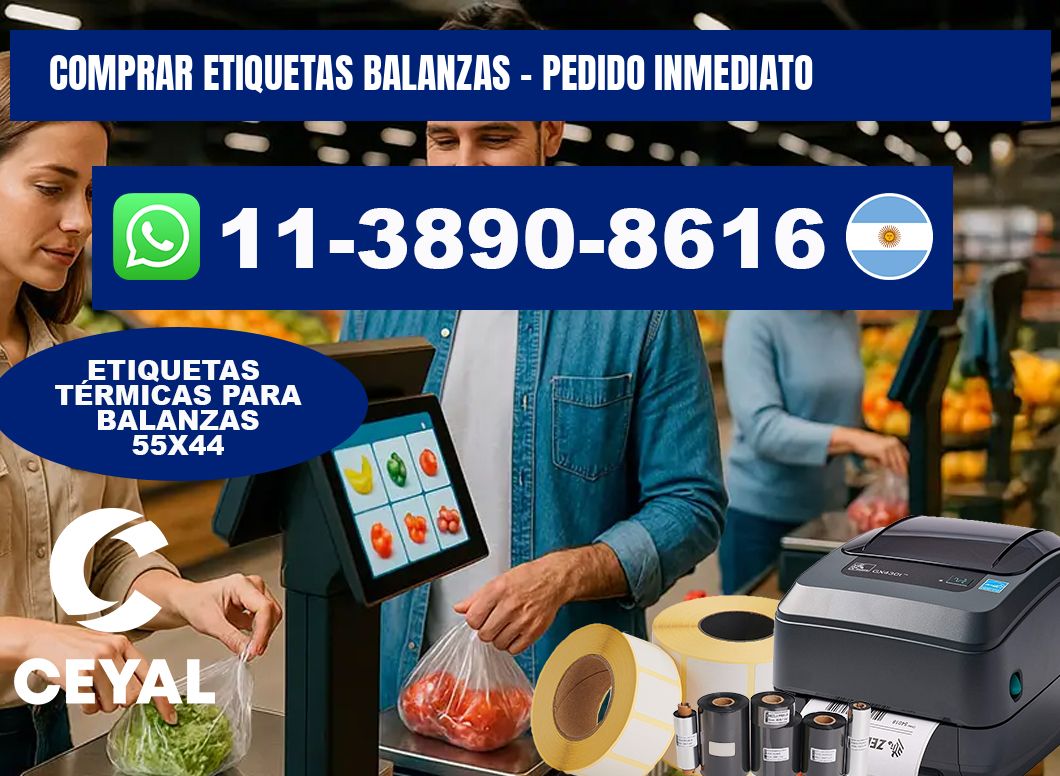 COMPRAR ETIQUETAS BALANZAS - Pedido inmediato