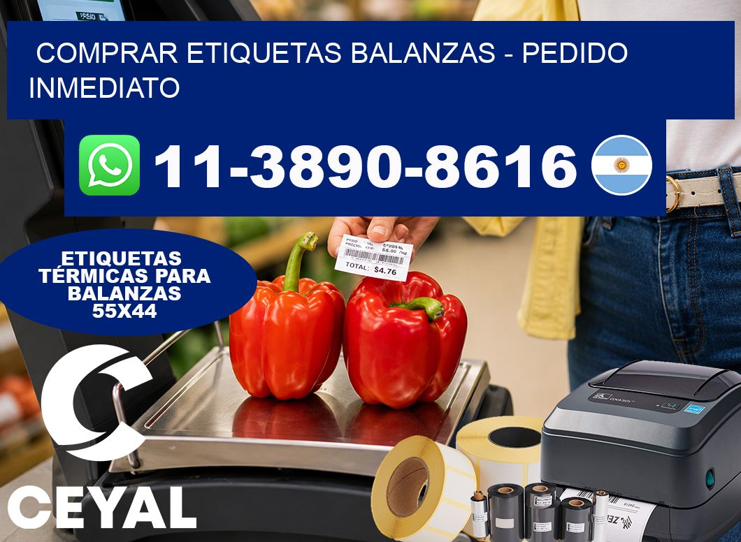 COMPRAR ETIQUETAS BALANZAS - Pedido inmediato