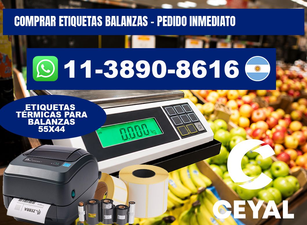 COMPRAR ETIQUETAS BALANZAS - Pedido inmediato